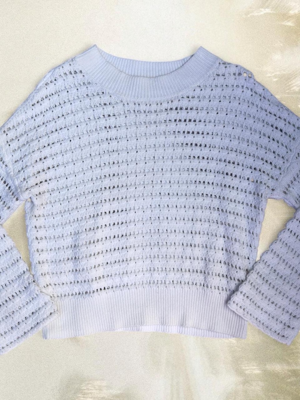 Evereve Eyelet Sweater